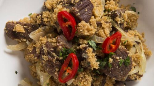 Paçoca de Carne Verde
