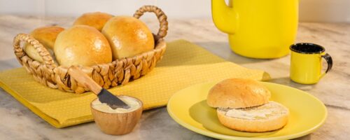 Pão caseiro na airfryer