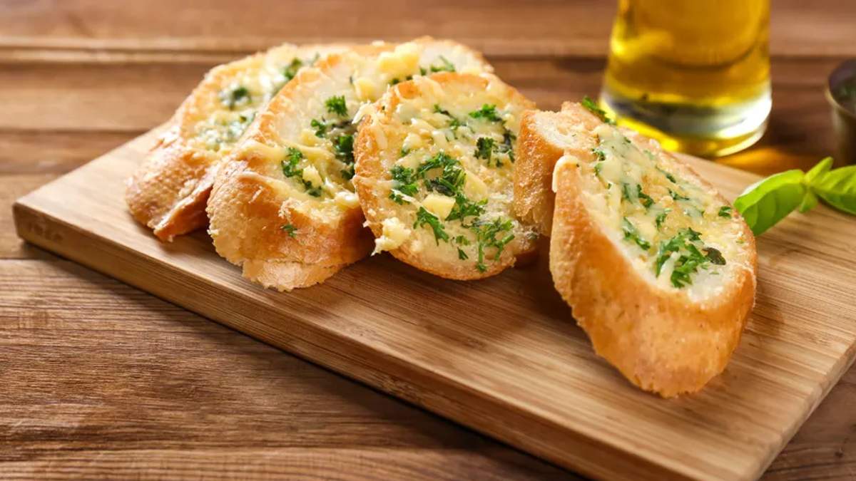 Pão de Alho no Forno