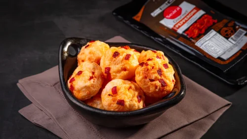 Pão de Queijo de Pepperoni