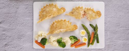 Pastel de Forno de Salmão com Cream Cheese