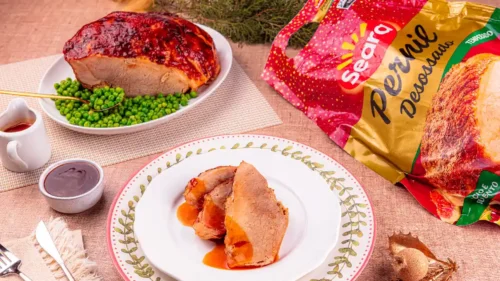 Pernil Glaceado no Barbacue