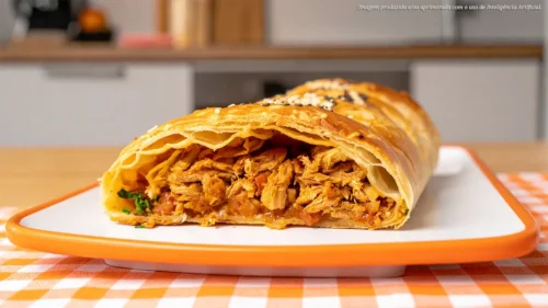 Strudel salgado de frango