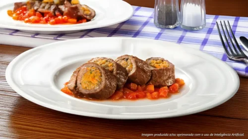 Bife de Coxão Mole Recheado