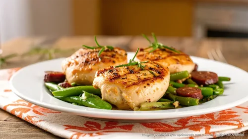 Peito de Frango com Ervilha Torta