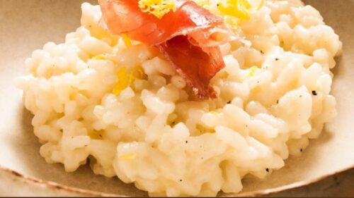 Risoto Al Limone e Presunto de Parma