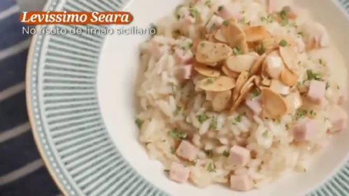 Risoto de Limão Siciliano com Levíssimo