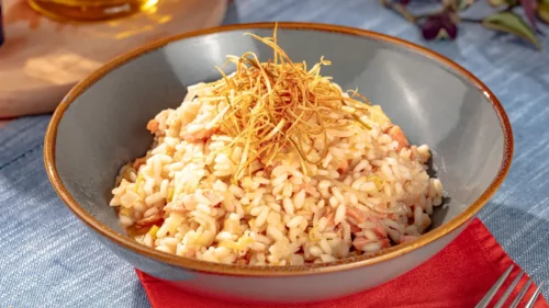 Risoto de salmão