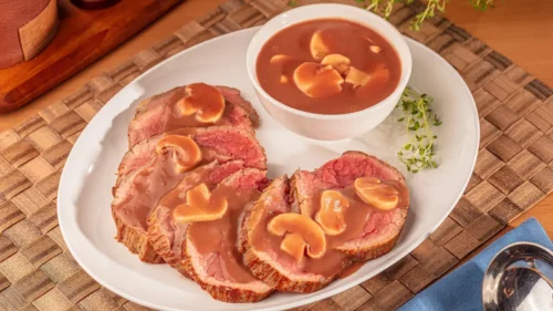Rosbife ao molho madeira