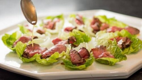 Salada de Rosbife ao Molho Tailandês
