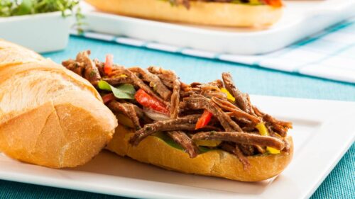 Sanduíche de Carne de Fraldinha