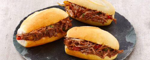 Sanduíche de Carne Louca