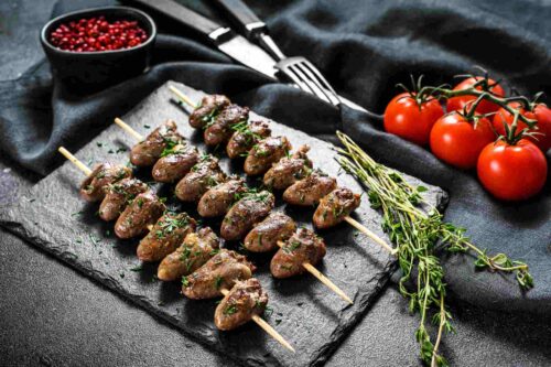 Como fazer coração de frango na churrasqueira