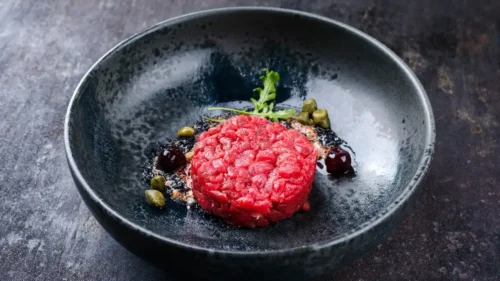 Steak Tartare com Trufa Negra