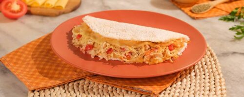 Tapioca Recheada com Frango