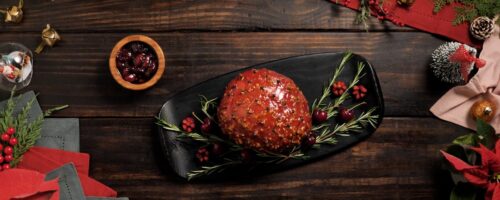 Tender Assado com Molho de Cereja