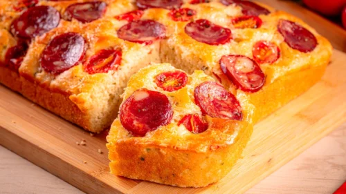 Torta Salgada de Calabresa