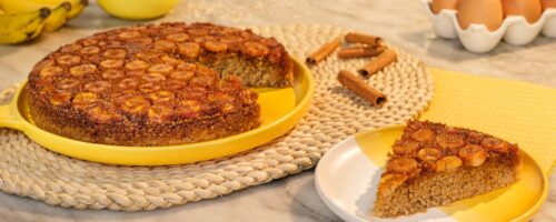 Bolo de Banana com Aveia