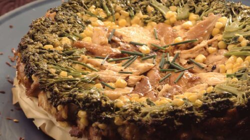 Torta de Frango Invertida