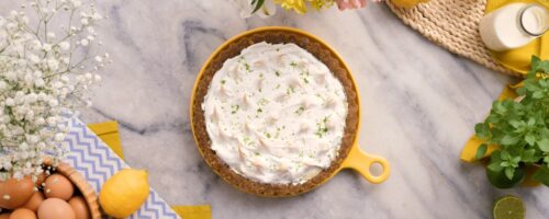 Torta de Limão com Biscoito