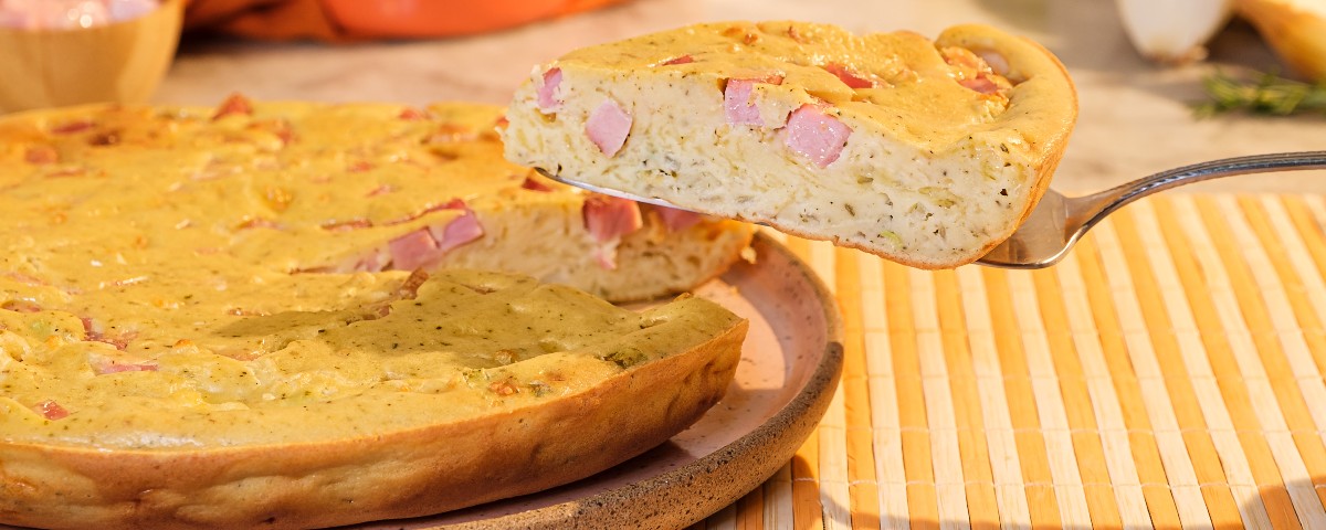 Torta de Presunto e Mussarela