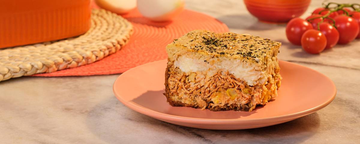 Torta Salgada de Frango no Liquidificador