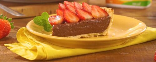 Torta de Chocolate com Morango