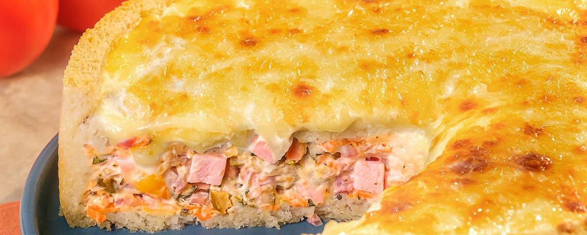 Torta de Pão de Forma com Levíssimo