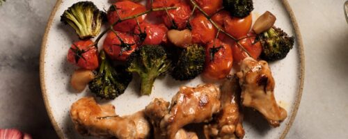 Coxinha da Asa ao Molho de Uva